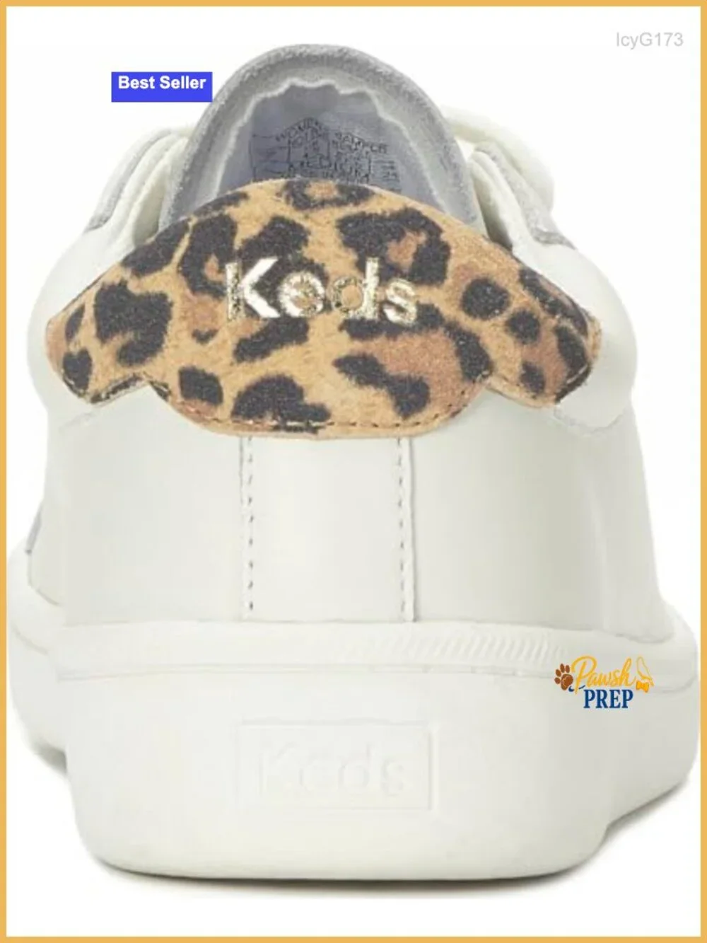 Leather Lace-Up Sneaker with Removable Footbed